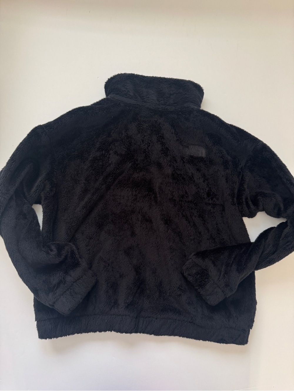 The North Face Kids Osolita Fleece Pile Fuzzy Jacket Coat Full Zip Black Sz XL - Picture 10 of 13